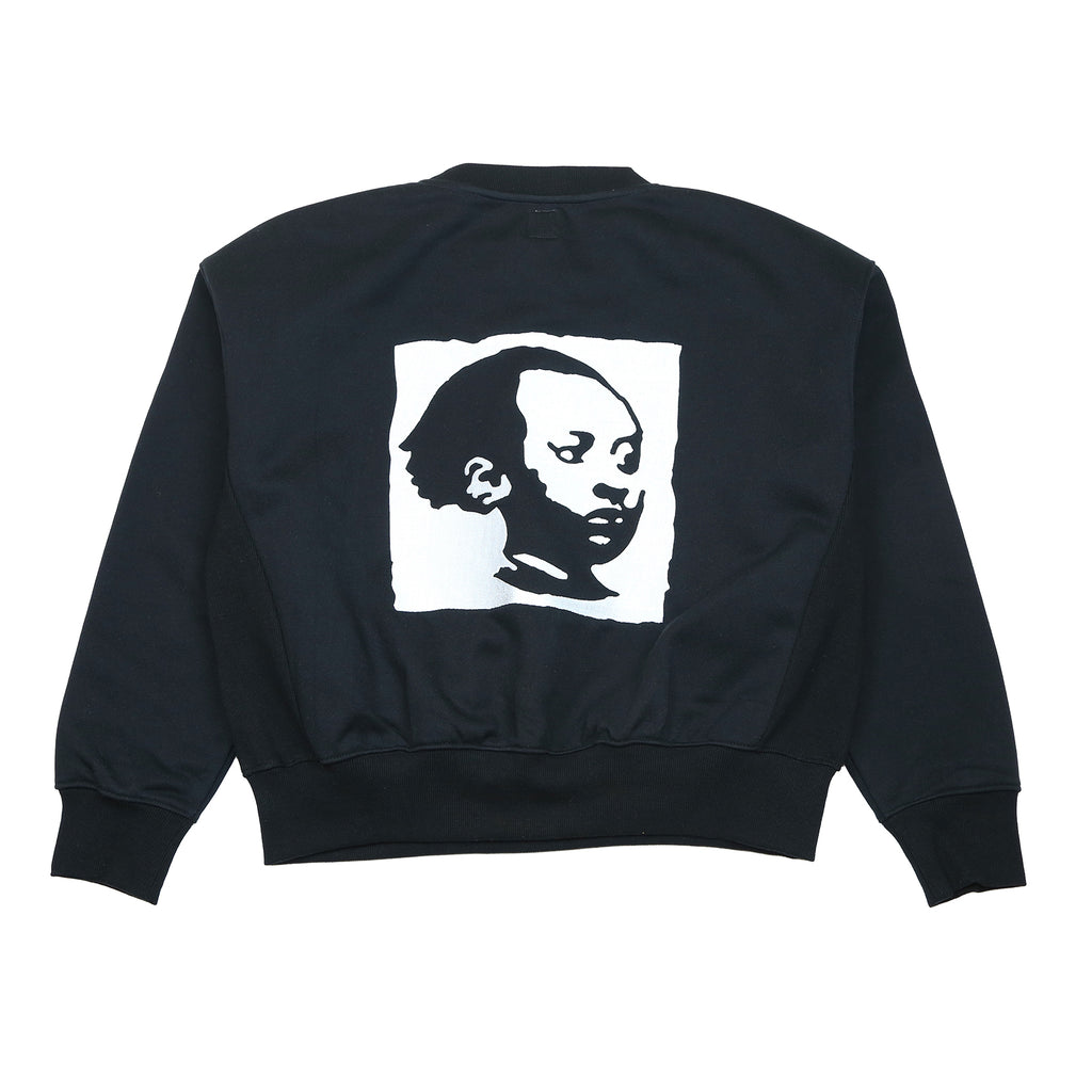 001 InI Crew neck sweatshirts BLACK pre-order