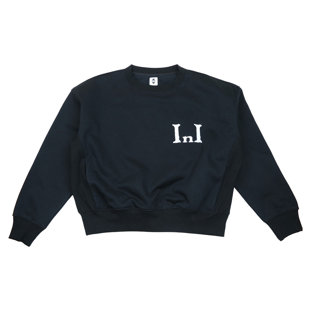 001 InI Crew neck sweatshirts BLACK pre-order