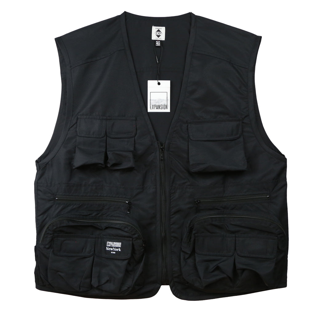 Aqueduct Nylon Vest (RIPSTOP NYLON) "BLACK"