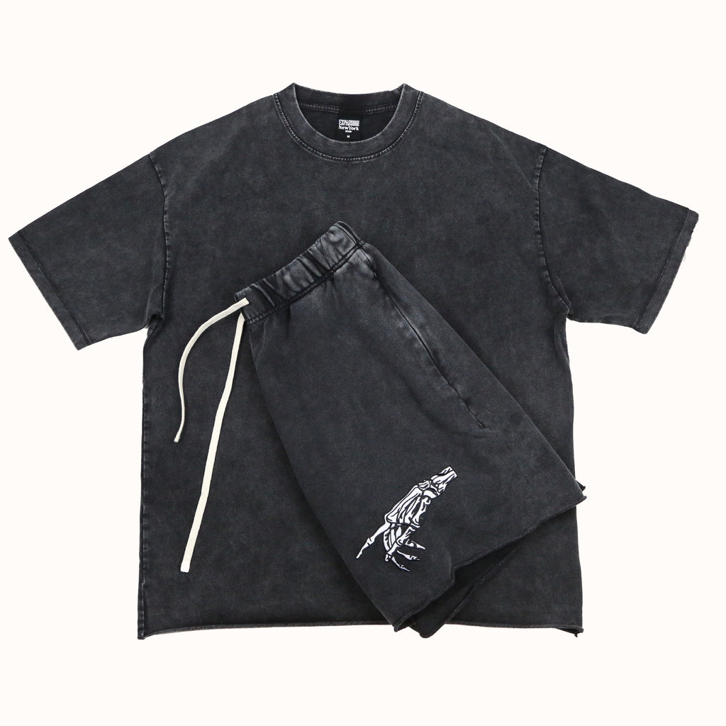 The Creation of Adam Tee & Shorts "BLACK"
