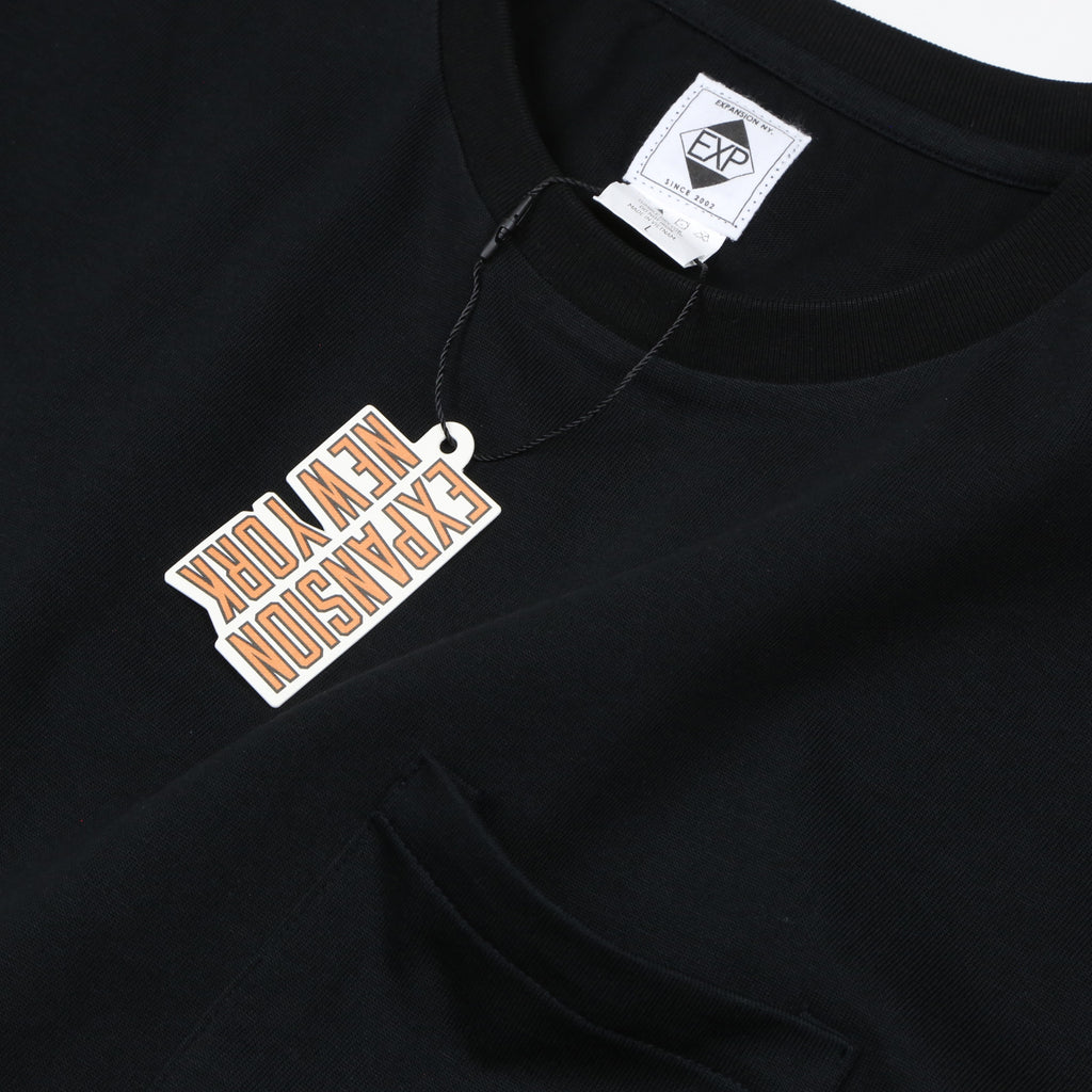 25 EXP POCKET TEE (BLACK)