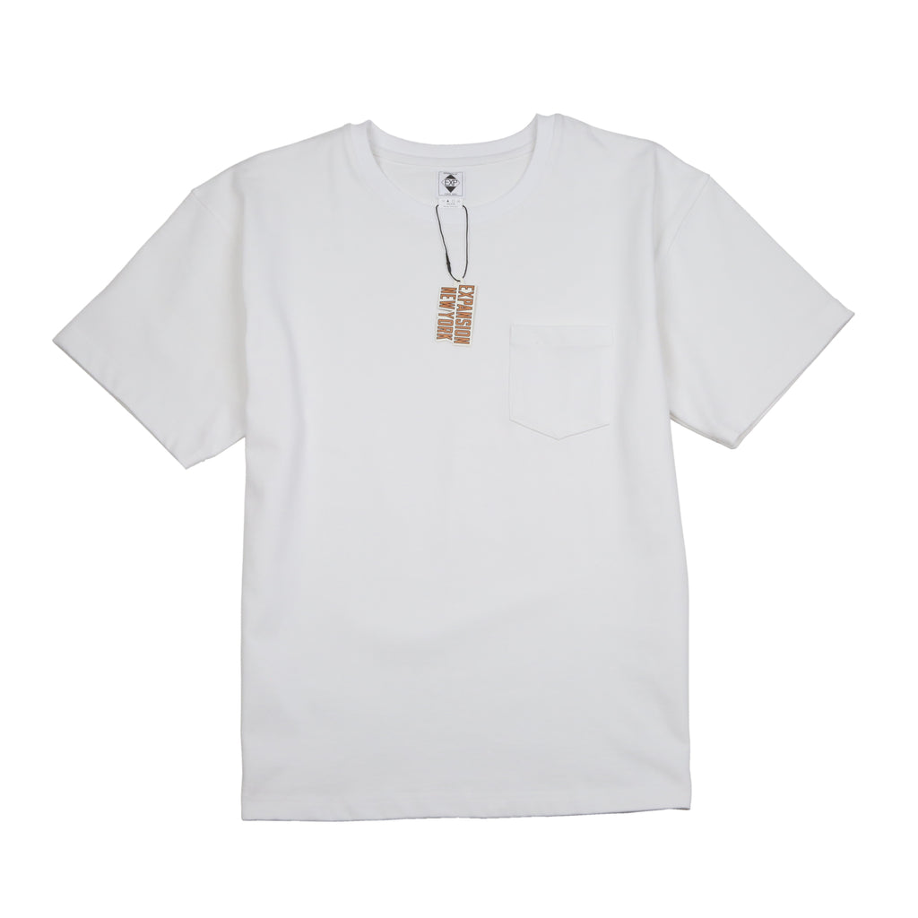 25 EXP POCKET TEE (WHITE)