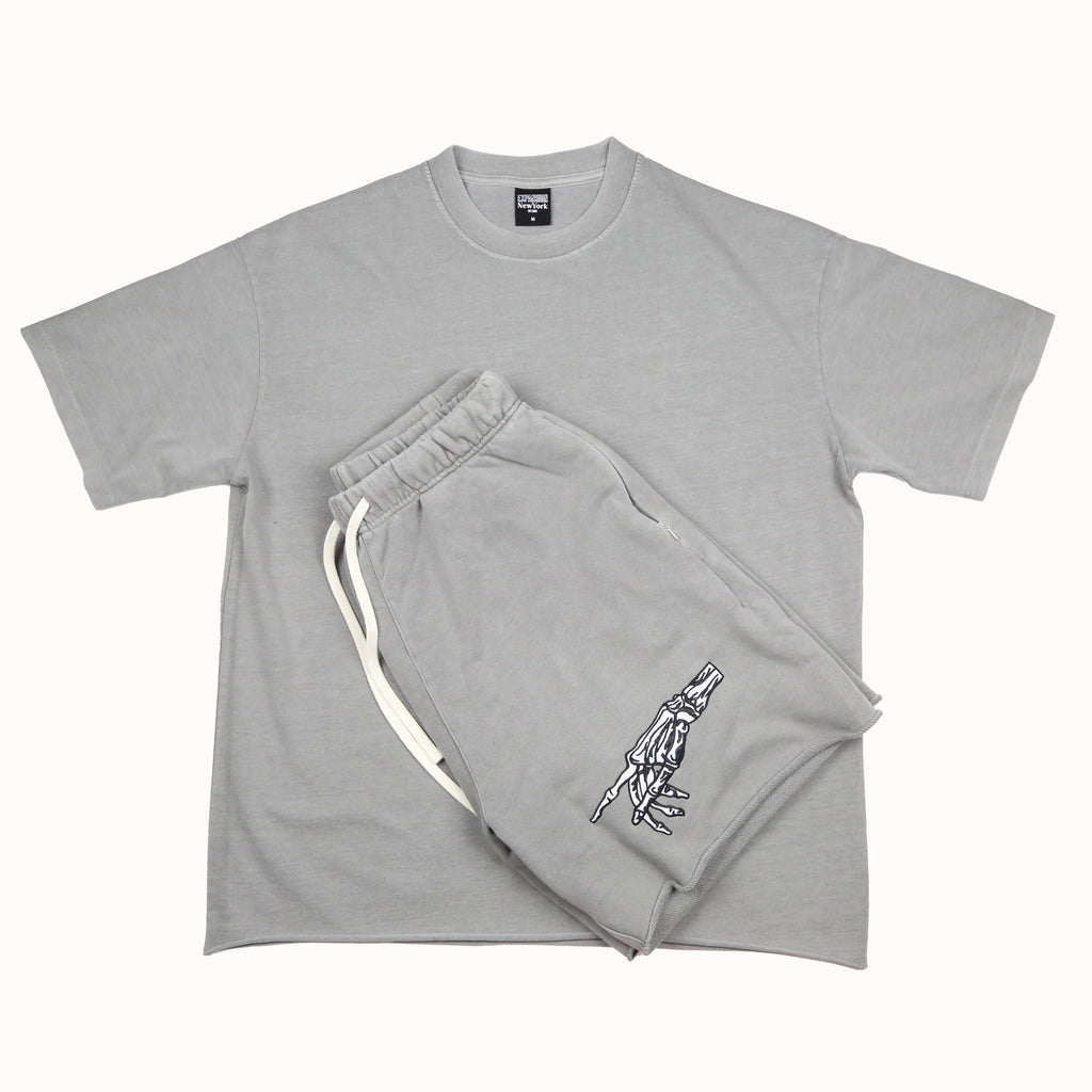 The Creation of Adam Tee & Shorts "LIGHT GRAY"