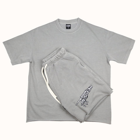 The Creation of Adam Tee & Shorts "LIGHT GRAY"