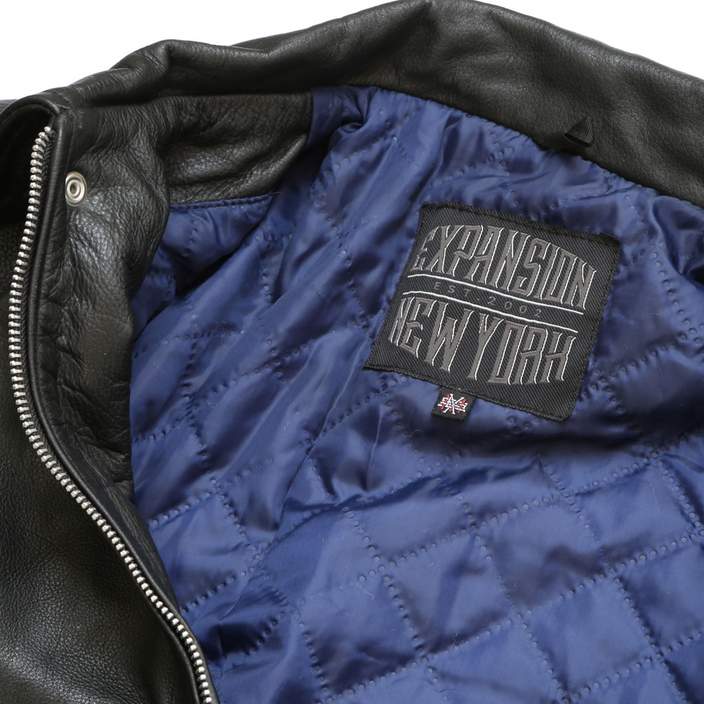 SKYBORN A-2 LEATHER JACKET "BLACK"