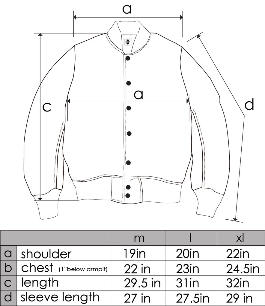 2233J PHOENIX Varsity Back Leather Jacket